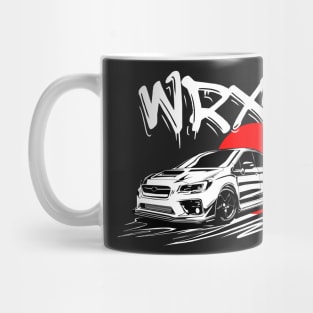 WRX sti illustration vector art Mug